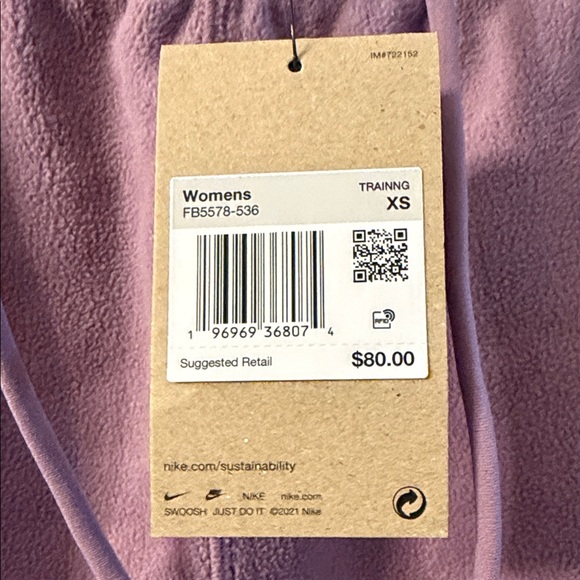 Nike Women's Dusty Pink Joggers - Picture 6 of 6